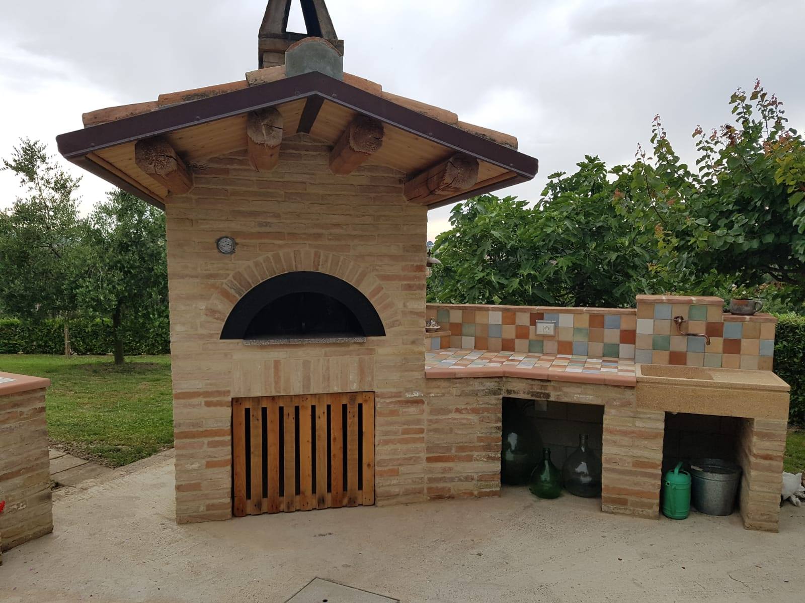 Private house - Wood-fired pizza oven - Forni Pavesi Rimini